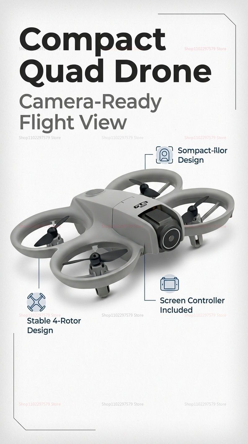 Miniatura: GT3 Mini Screen Remote Drone Dual HD Camera Optical Flow Obstacle Avoidance Full