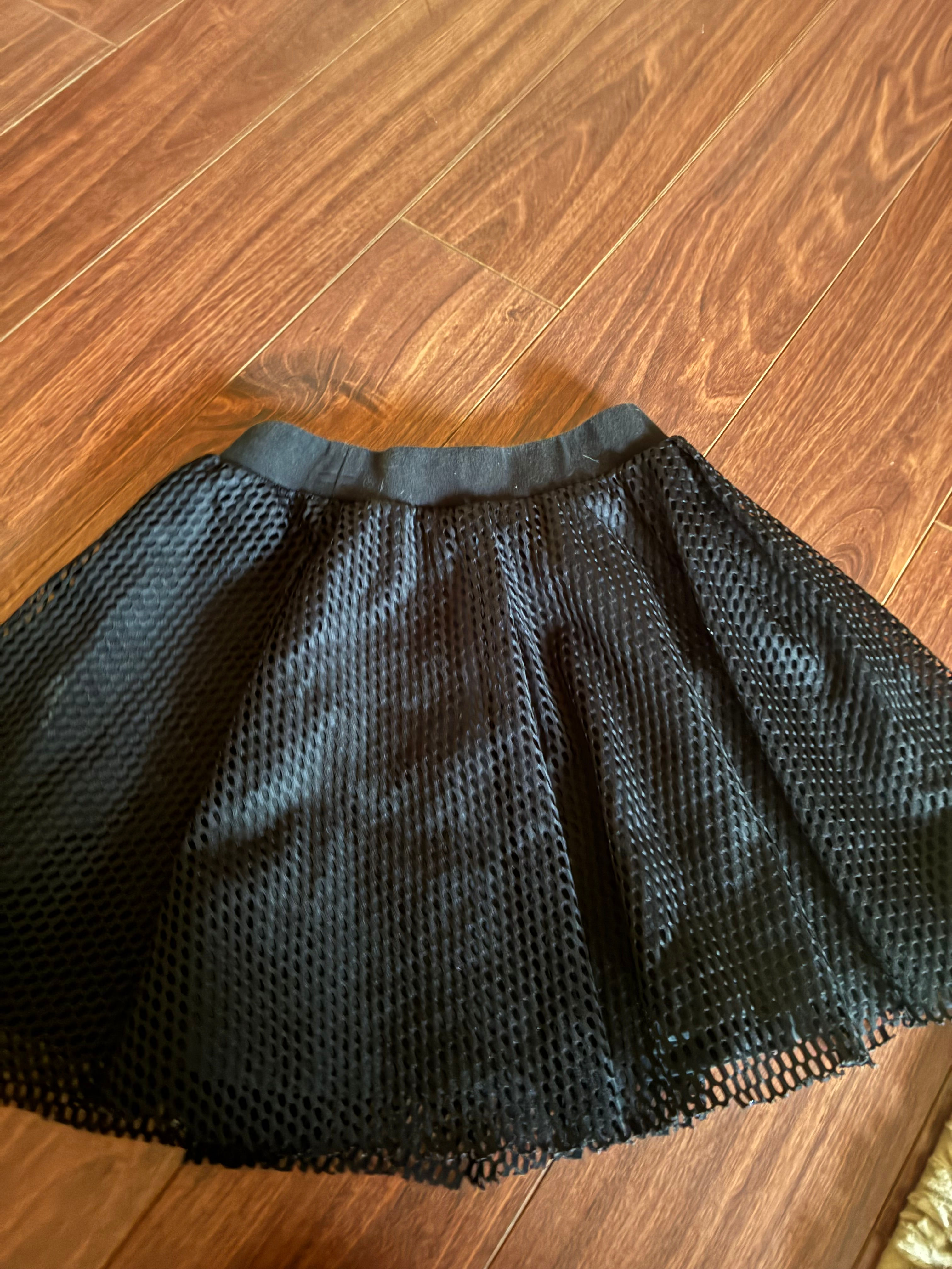 Girl black skirt size 12