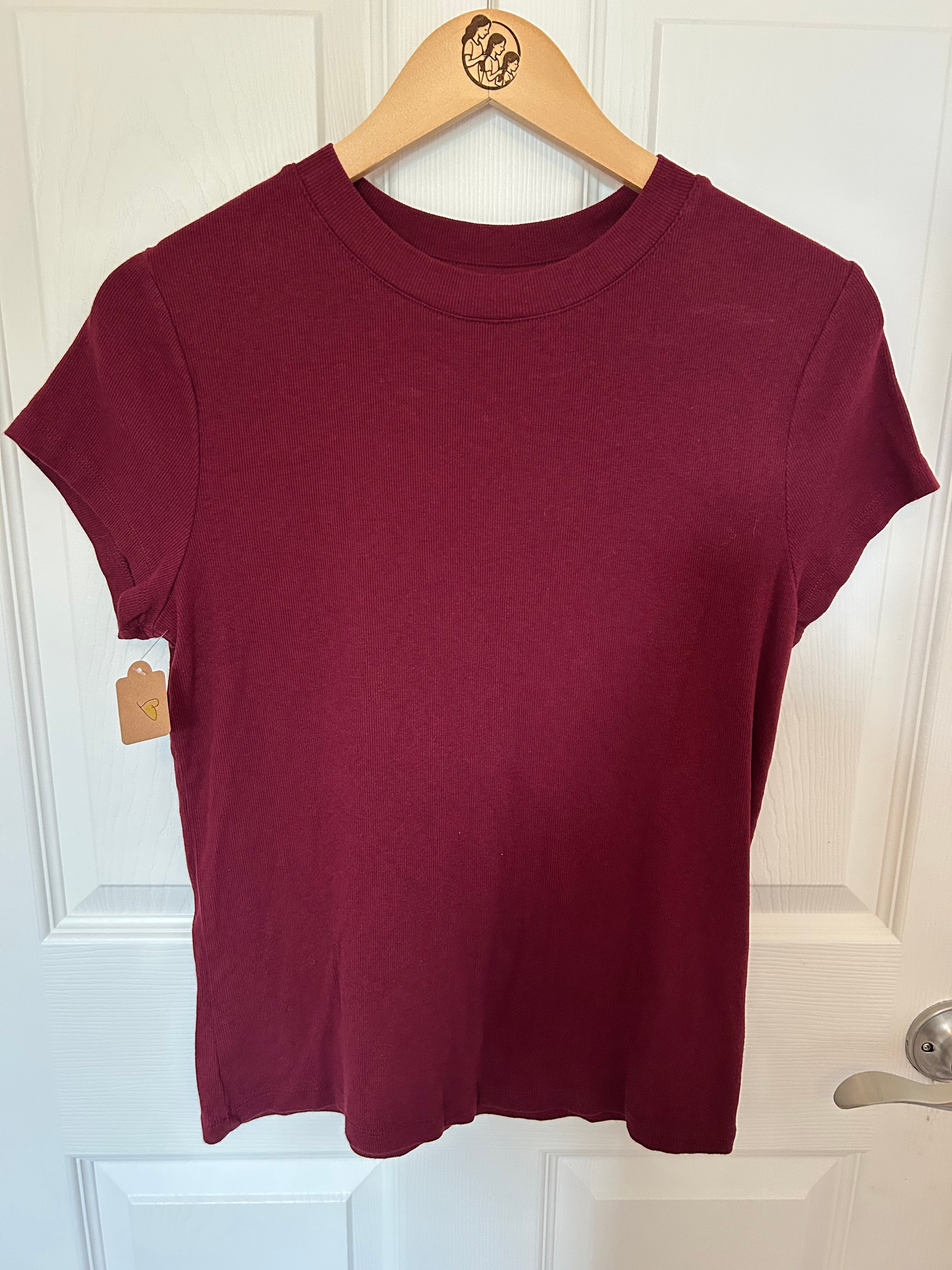 Burgundy shirt size x-large
