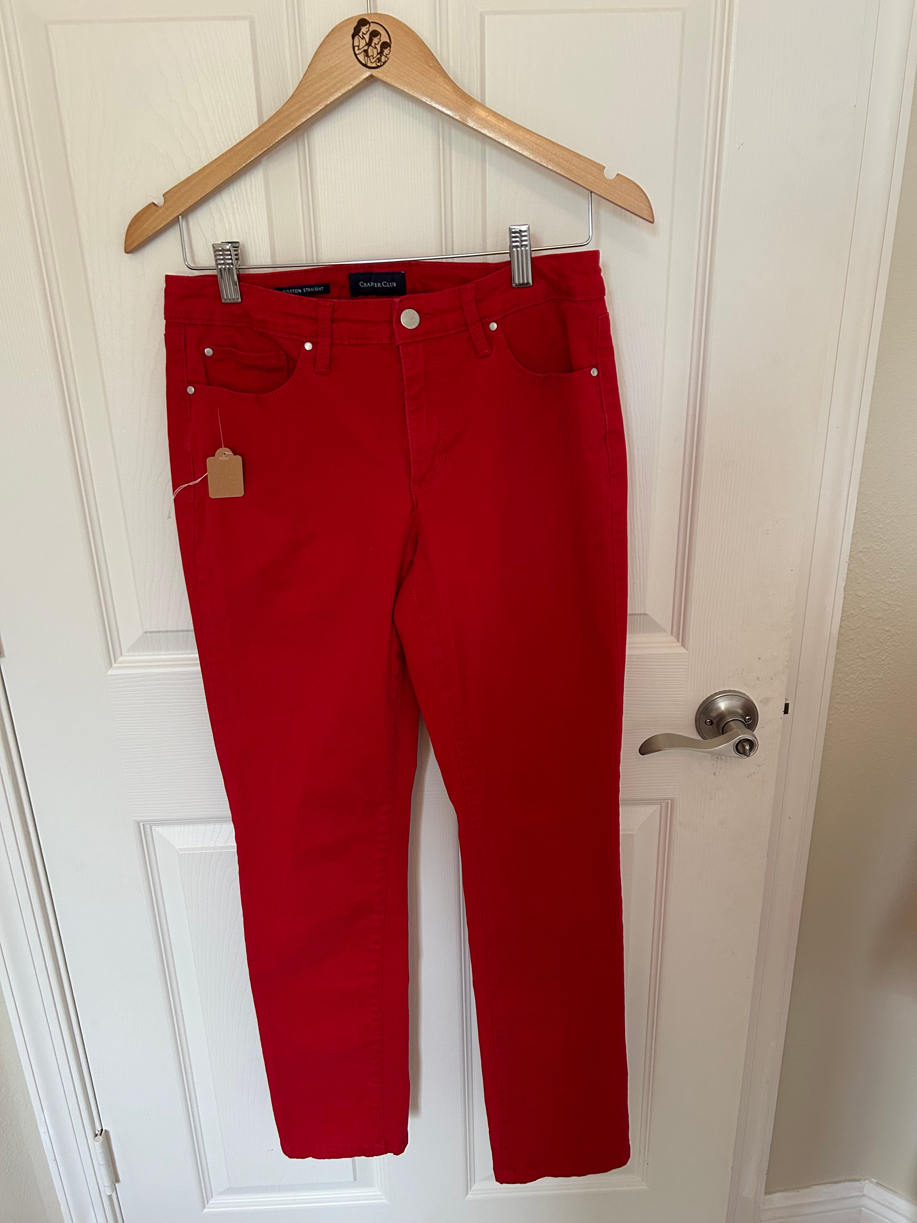 Red pants size 6