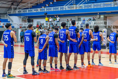 Selección nacional de Venezuela de Basketball en Cali, Colombia.