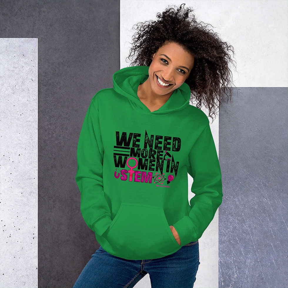 Thumbnail: We Need More Women in STEM Unisex Hoodie
