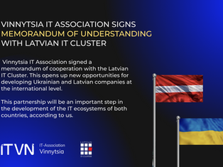  Memorandum of Understanding with Ukrainian Vinnytsia IT Association