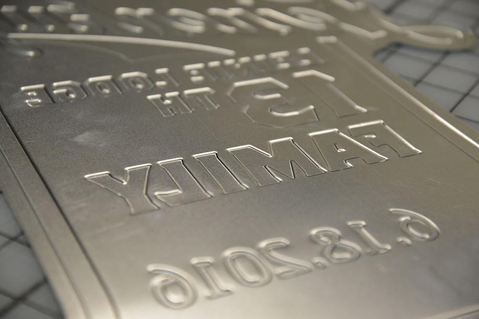 Back Side Of Embossed Sign