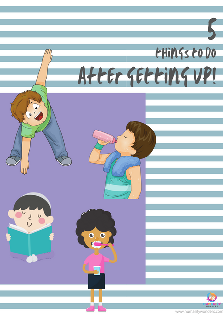 5 things to do after getting up