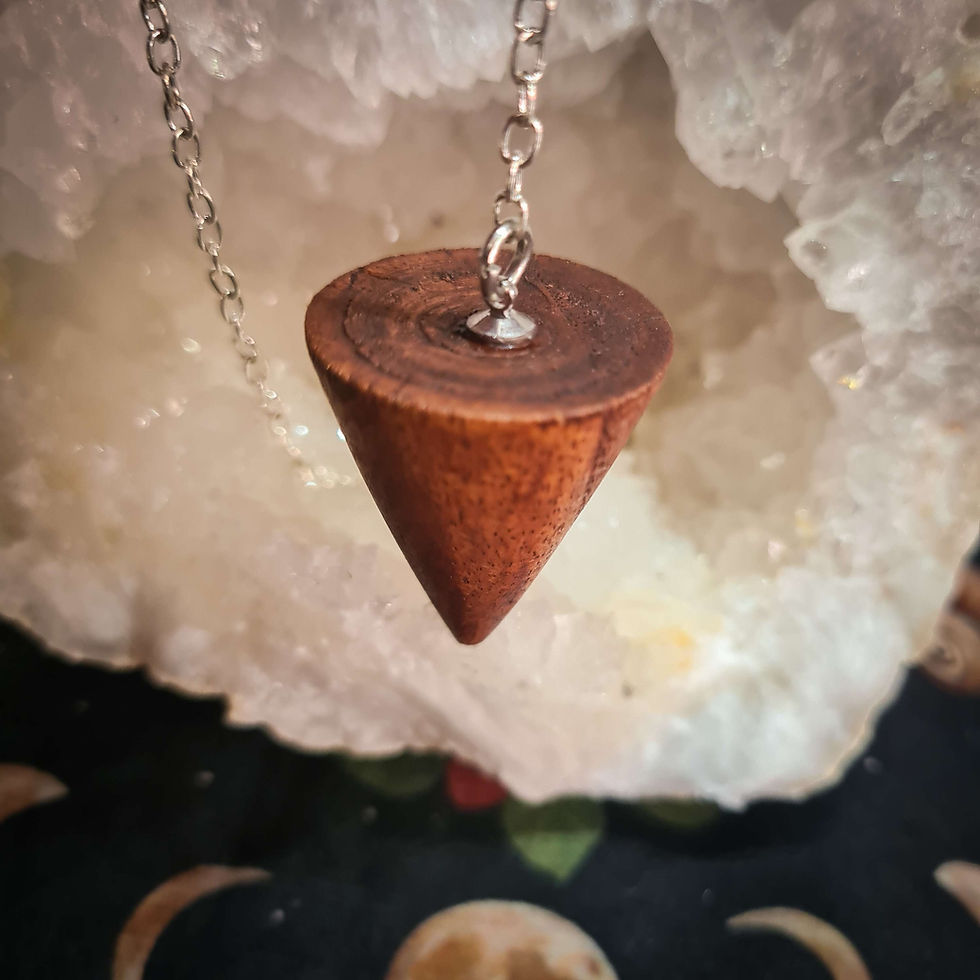 Miniatura: Péndulo cónico de madera