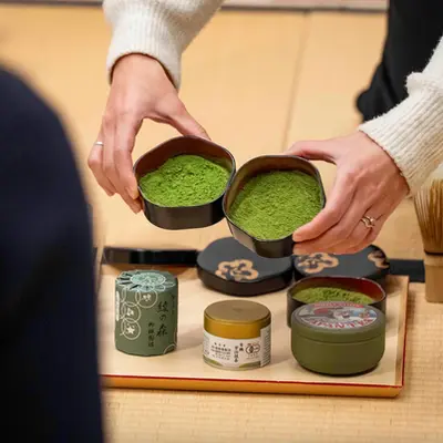 Matcha tasting, an activity to do when it rains in Sydney