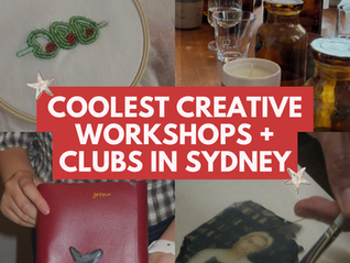 Sydney’s Coolest Creative Workshops & Clubs