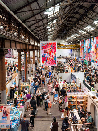 Image of the big design market in Sydney