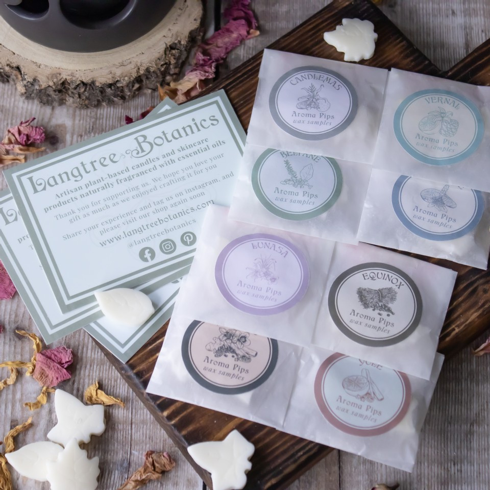 Langtree Botanics soy wax melts aroma pips