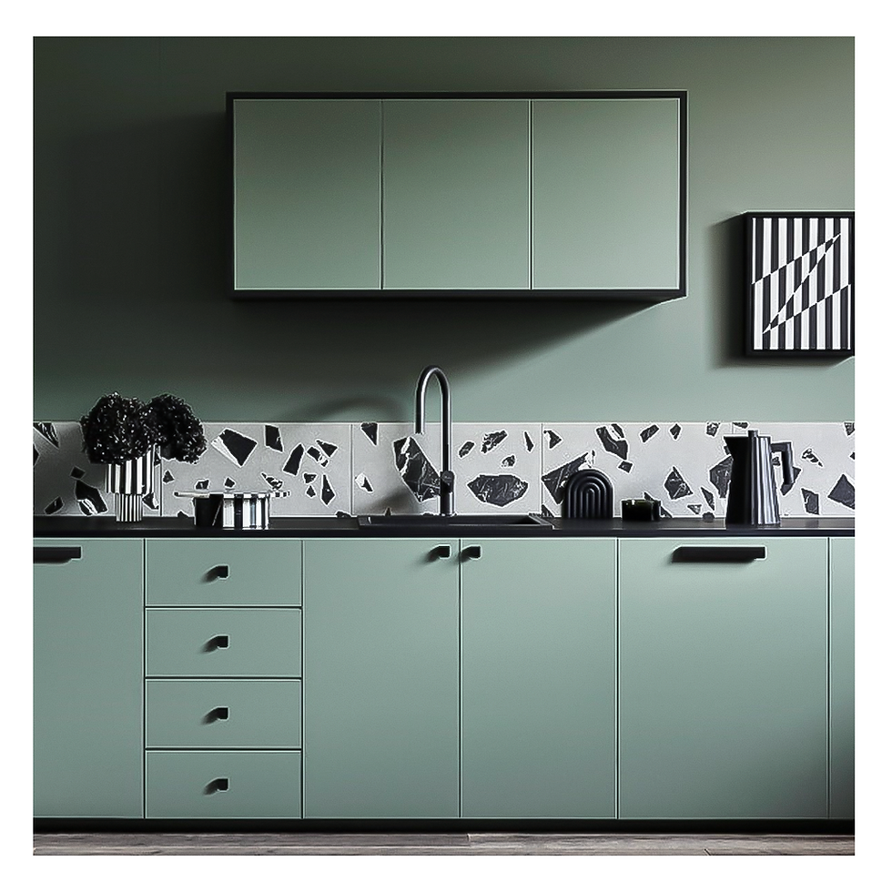Thumbnail: Euromat Pale Teal 63131 Тавилгын хавтан MDF МДФ хавтан Матт гадаргуу Матт хавтан Супер матт