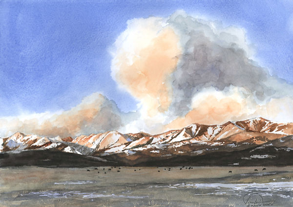 Crazy Mountain Alpenglow 12x16 lo res.jpg
