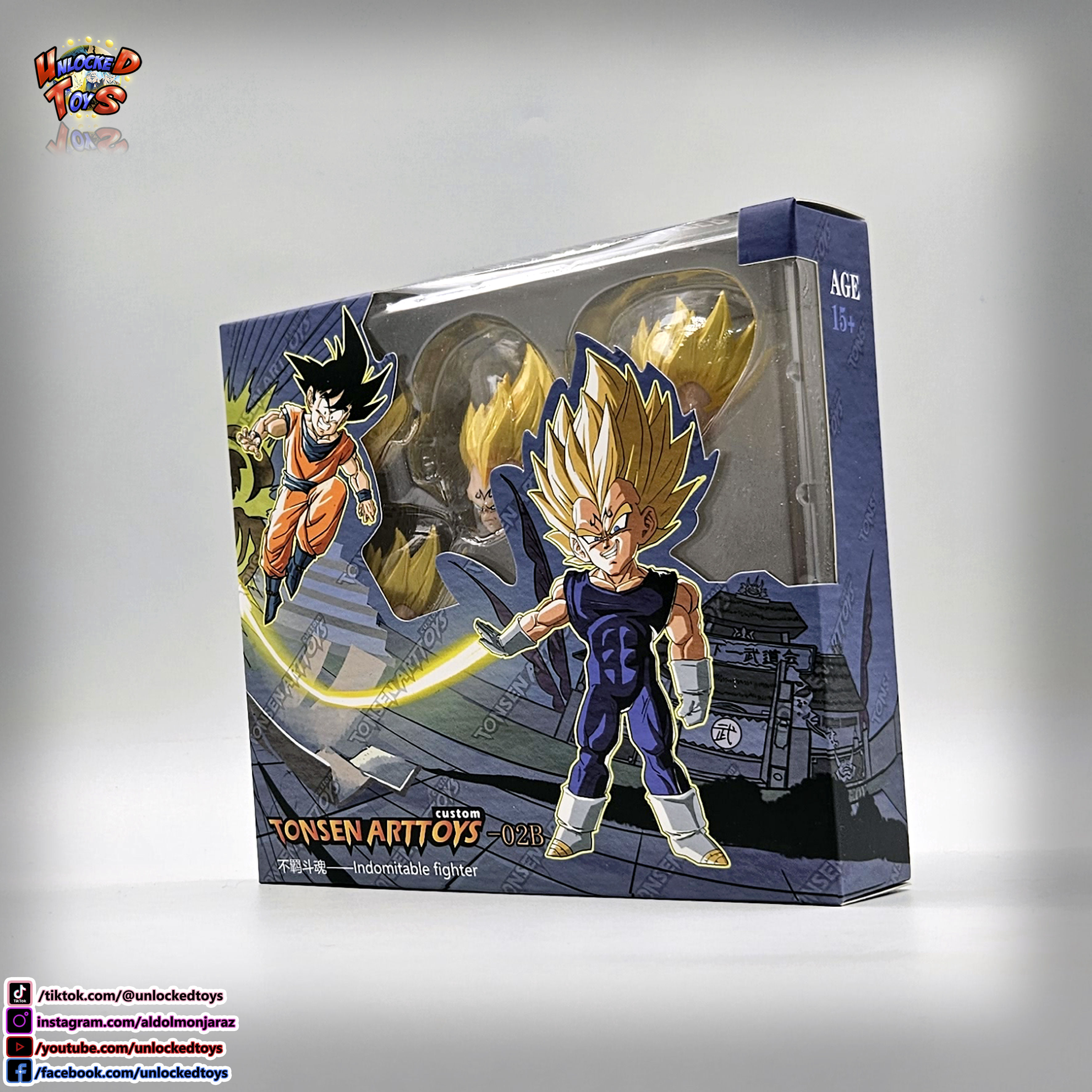 Majin Vegeta cabellera Tonsen Artoys(brillosa)