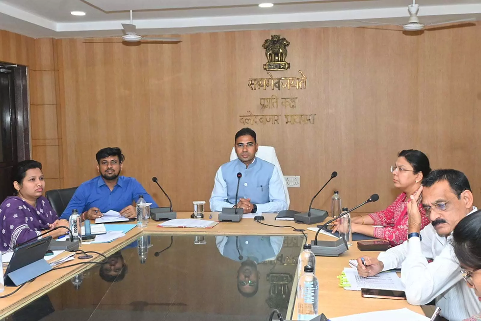 कलेक्टर कुलदीप शर्मा ने ली समय-सीमा की बैठक, सीएम हेल्पलाइन के लंबित आवेदनों पर कड़ा रुख....