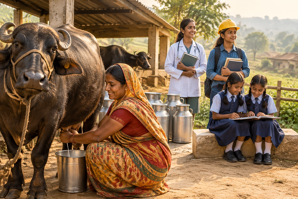 छत्तीसगढ़ महिला कोष की सक्षम योजना से मिली आर्थिक मजबूती: इंदु लता गुप्ता की प्रेरणादायक डेयरी व्यवसाय यात्रा....