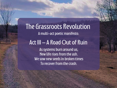 THE GRASSROOTS REVOLUTION: Act III – A Road Out of Ruin