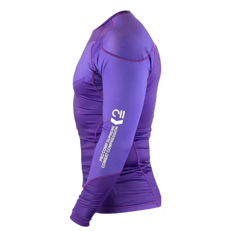 Miniatura: Rash Guard Hyperfly L/S Ranked Supreme - Roxo