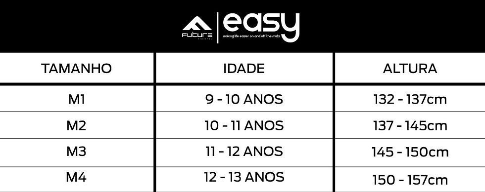 Miniatura: Kimono Future Easy Kids - Preto