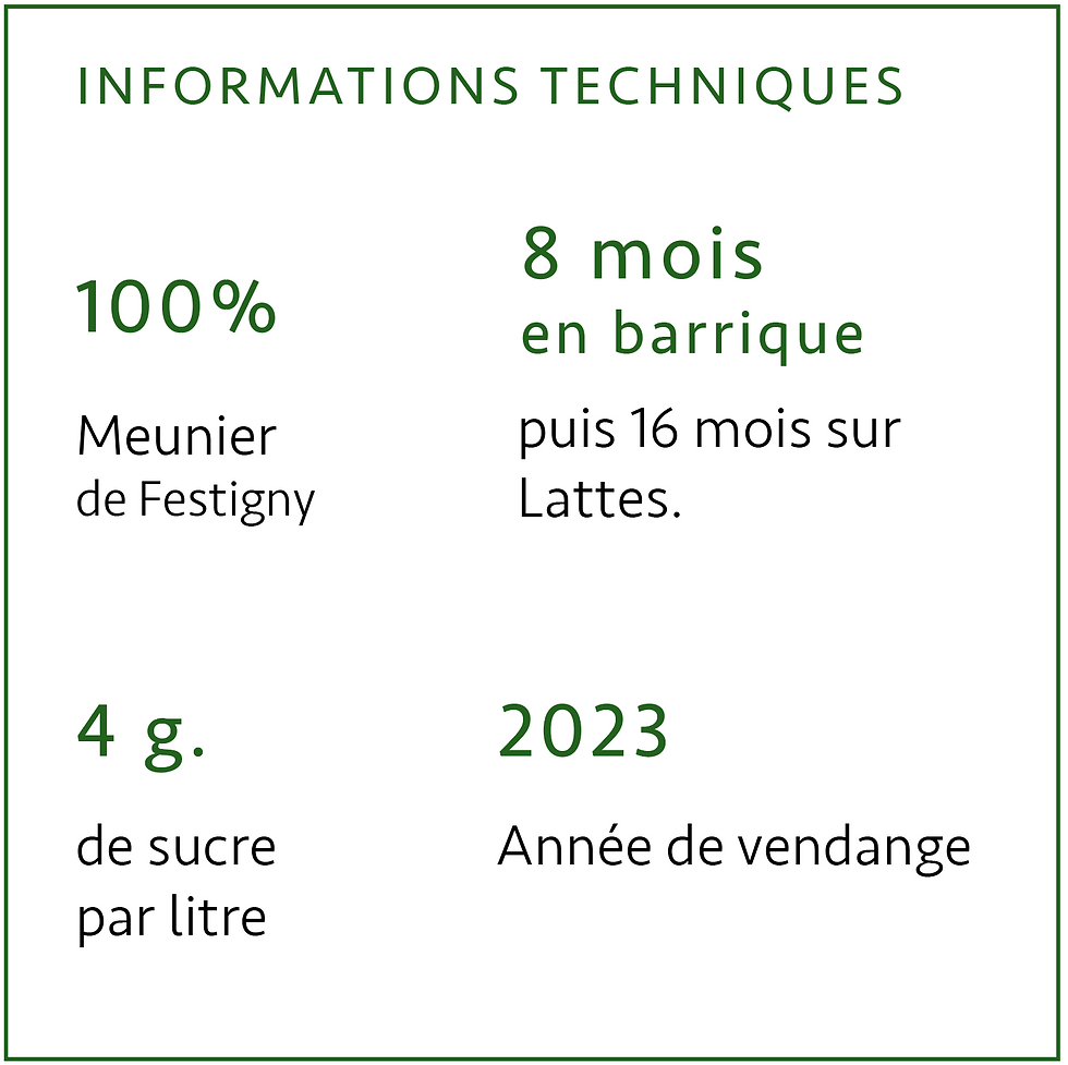 fiches techniques champagne parcellaire festigny