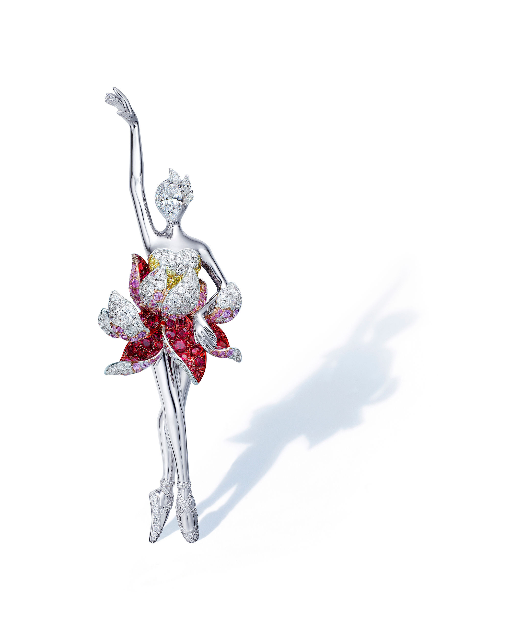 Lotus Ballerina Fairy Brooch