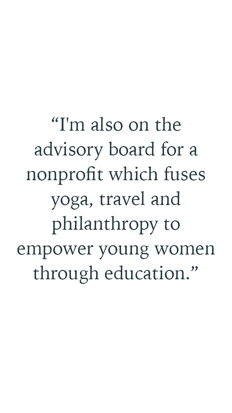 Eva Ramirez quote about yoga and exercise