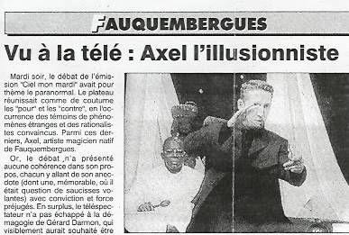 emmission tv ciel mon mardi paris