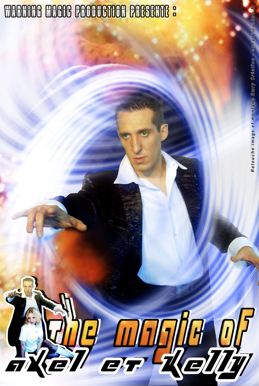 spectacle+de+magie+Axel+et+Kelly+Affiche