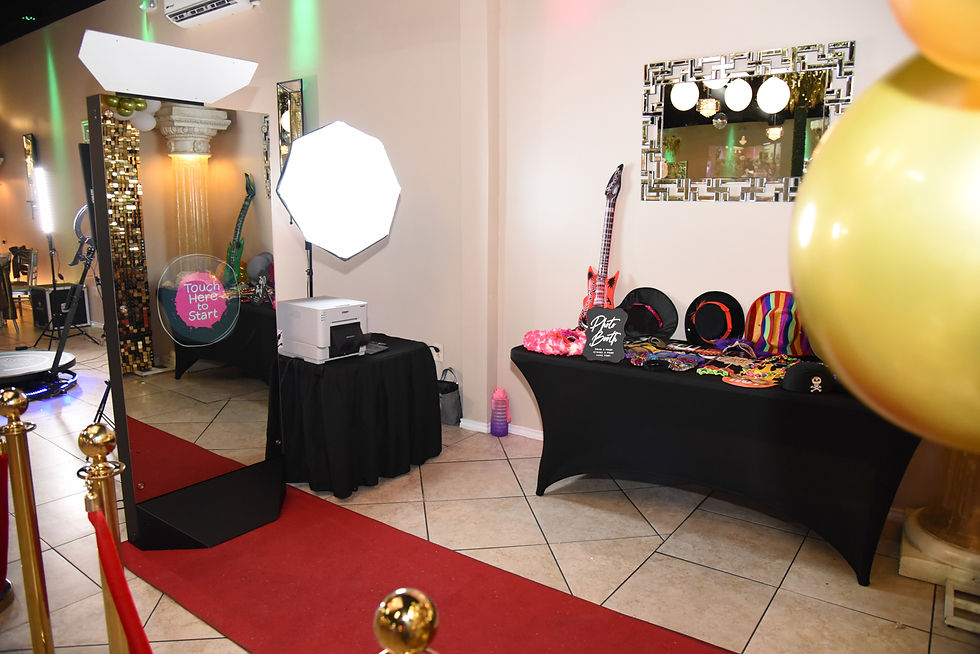 Photo booth for fun memories!