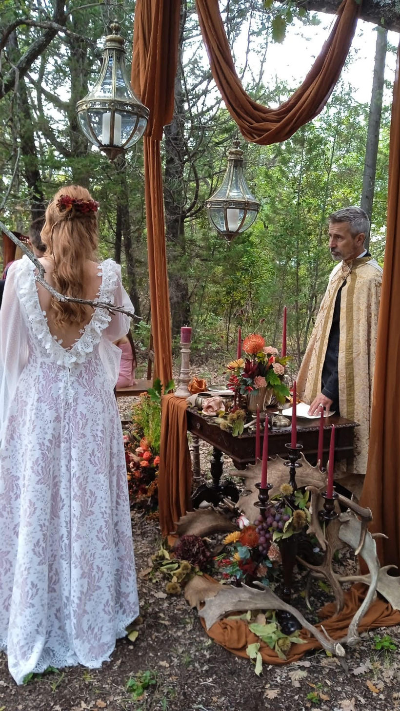 Villa Albertina Celtic Wedding Celebration in the woods