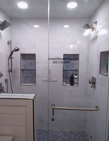 Custom steam shower in Aurora, CO