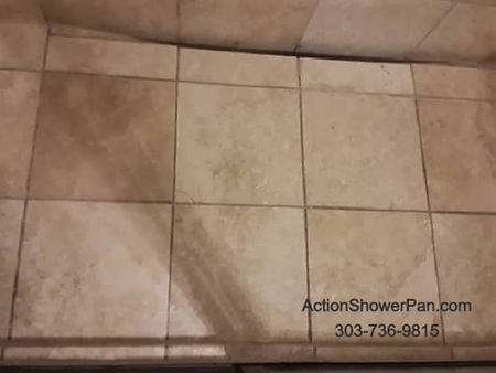 Leaking shower pan repair in Littleton, CO