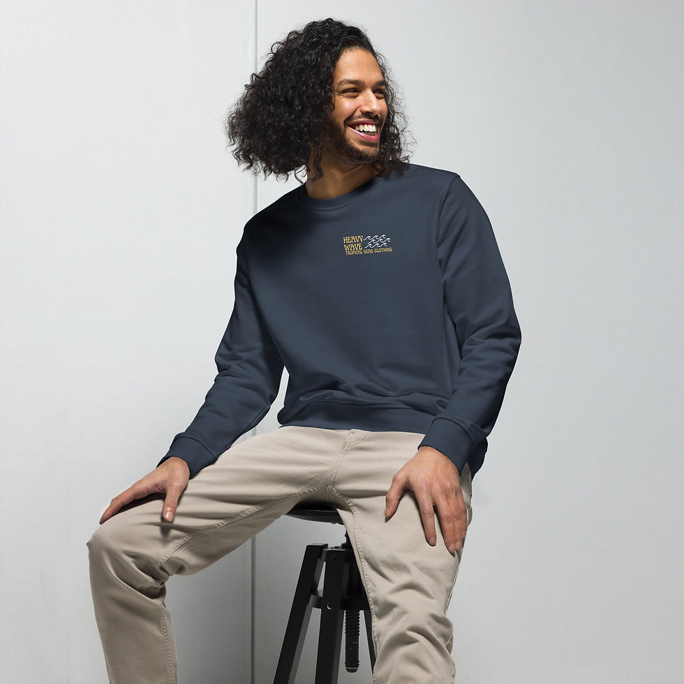 Miniatura: Men's Heavy Wave Energy Organic Sweatshirt