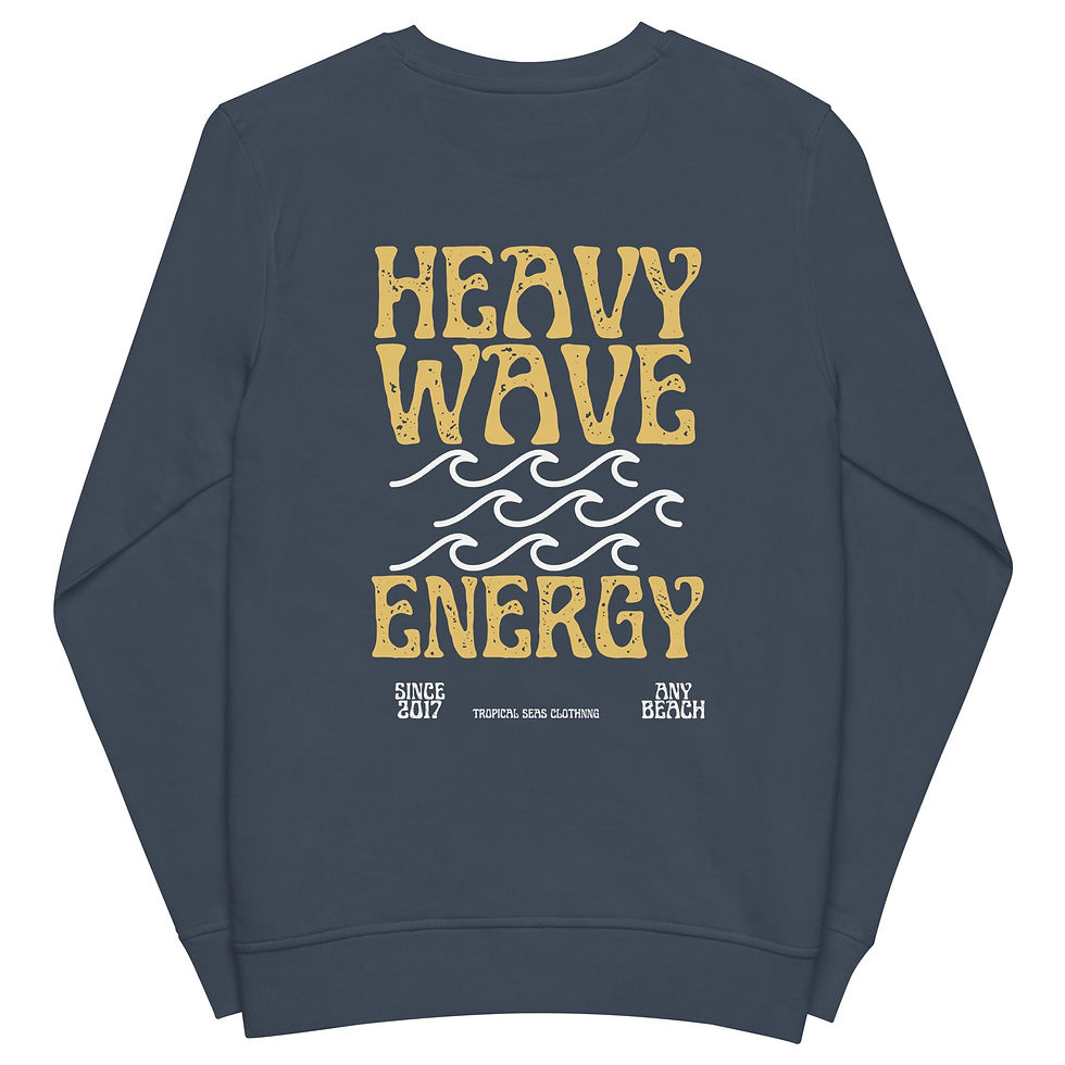 Miniatura: Men's Heavy Wave Energy Organic Sweatshirt