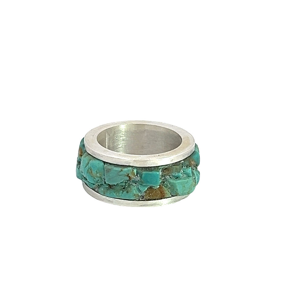 Thumbnail: Turquoise inlay ring