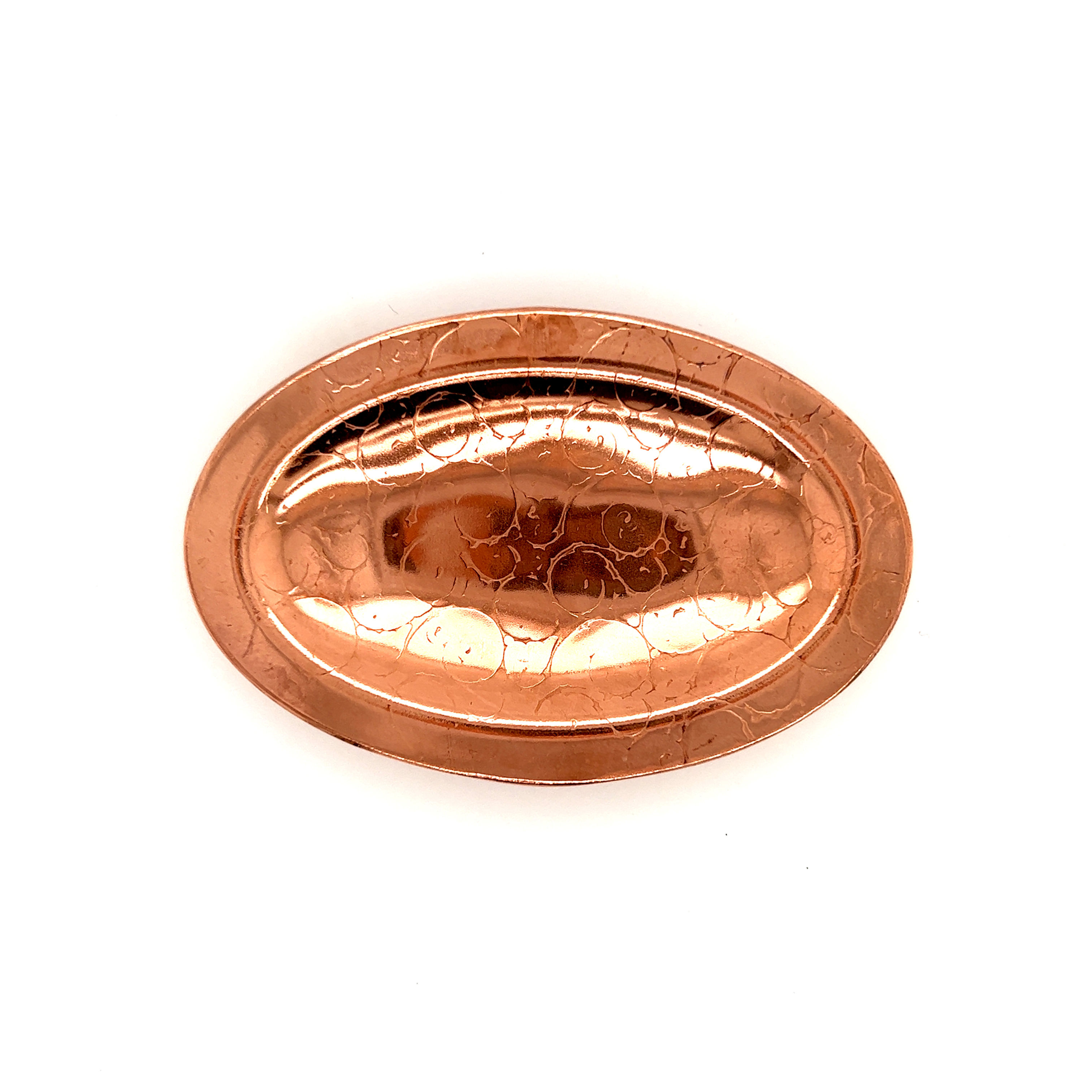 Oval Copper Trinket Tray