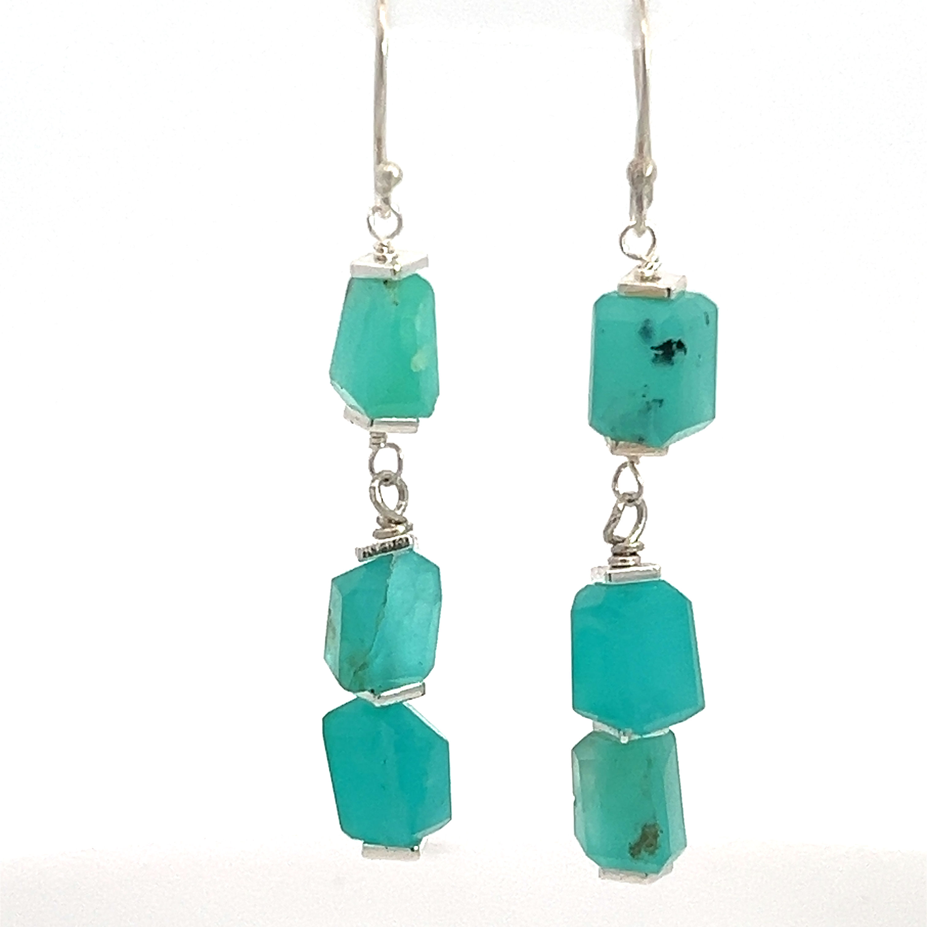 Peruvian Nugget Dangle Earrings