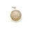 Thumbnail: Sterling silver and domed Rutilated quartz pronged pendant