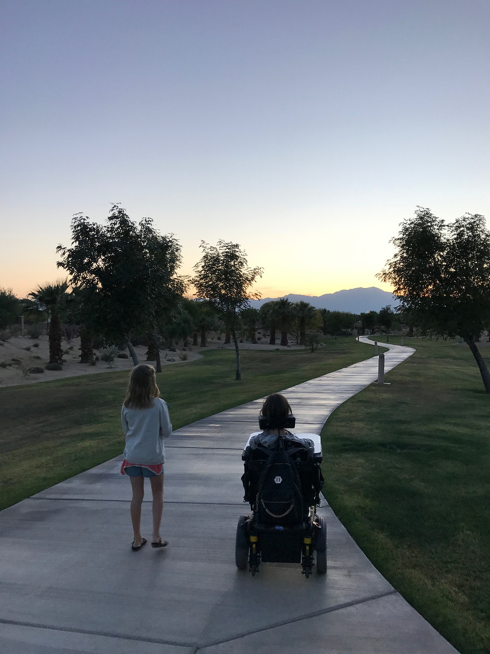 Sidewalk in Palm Springs