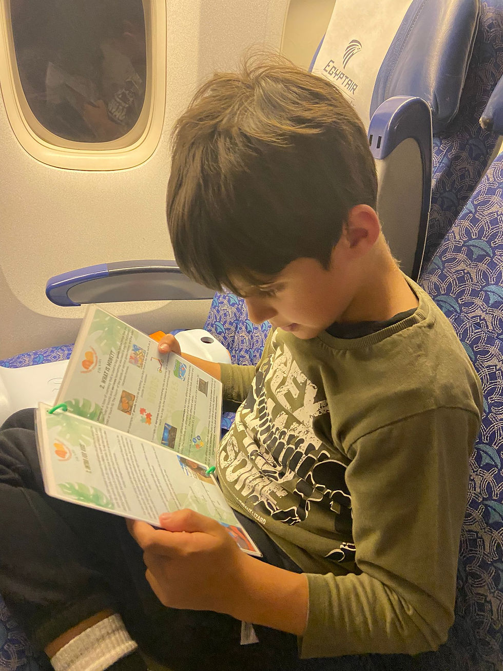 Child reading Basic Money Management