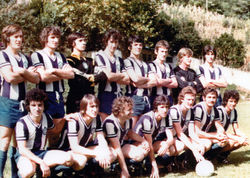 Time titular do Ismael Chaves Barcellos que disputou a Copa Arizona em Galópolis, em abril de 1977.