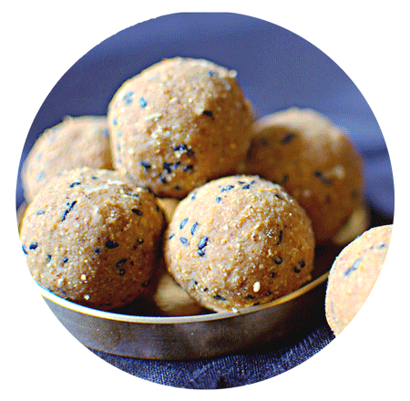 GAJAMATOL Roasted Chana Ladoo