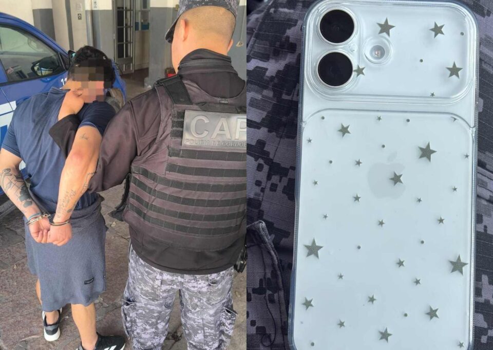 Alta Gracia: detuvieron a un joven acusado de robarle un iPhone a una adolescente