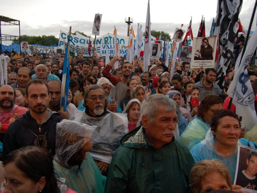 Acto de recuperación del ex centro clandestino de detención La Perla en Córdoba