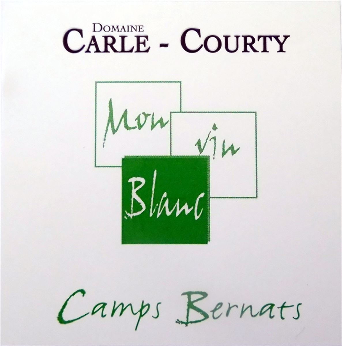 Domaine Carle Courty Camps Bernats Côtes du Roussillon Blanc 2023