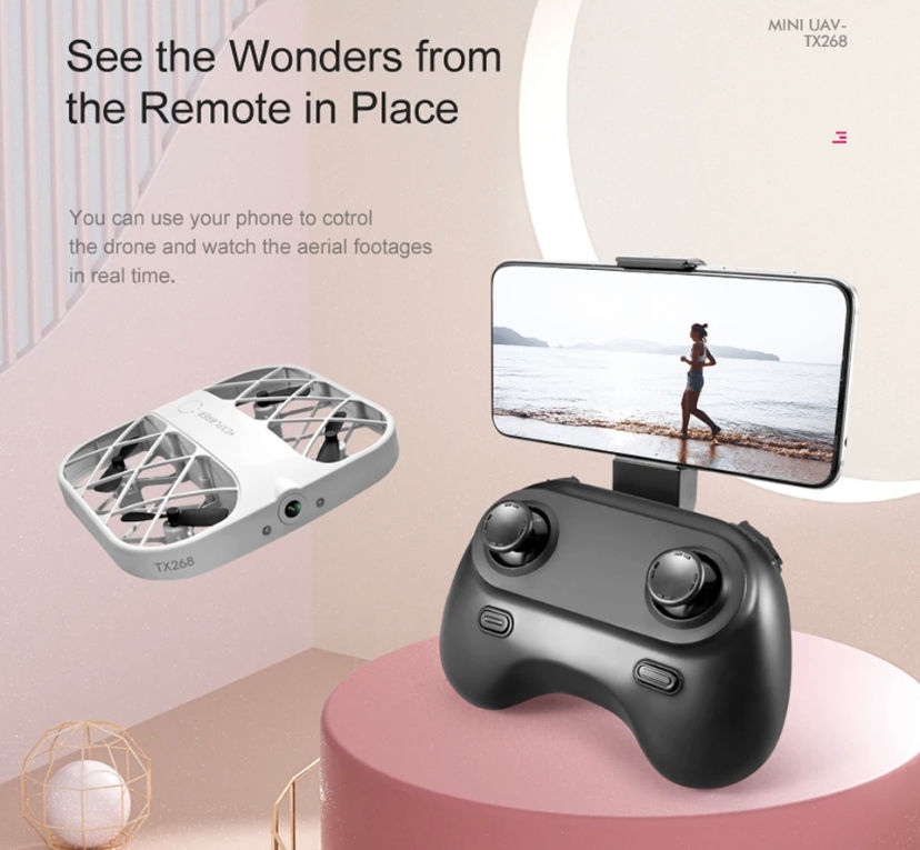 Thumbnail: Mini Stunt Drone with 4K Camera Quadcopter 
