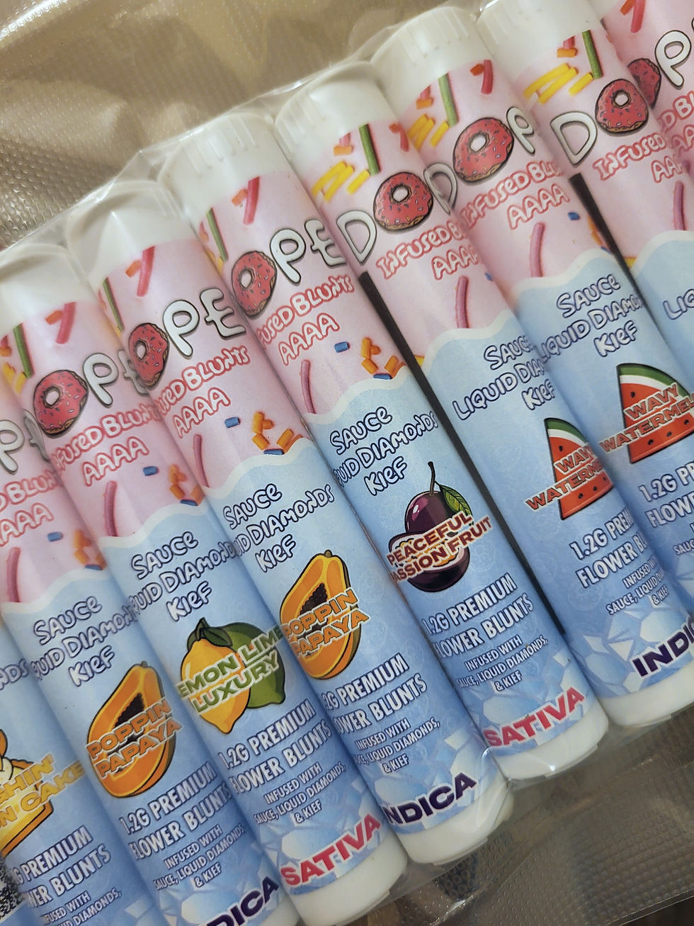 DOPE Liquid Diamond Infused AAAA+ Blunts