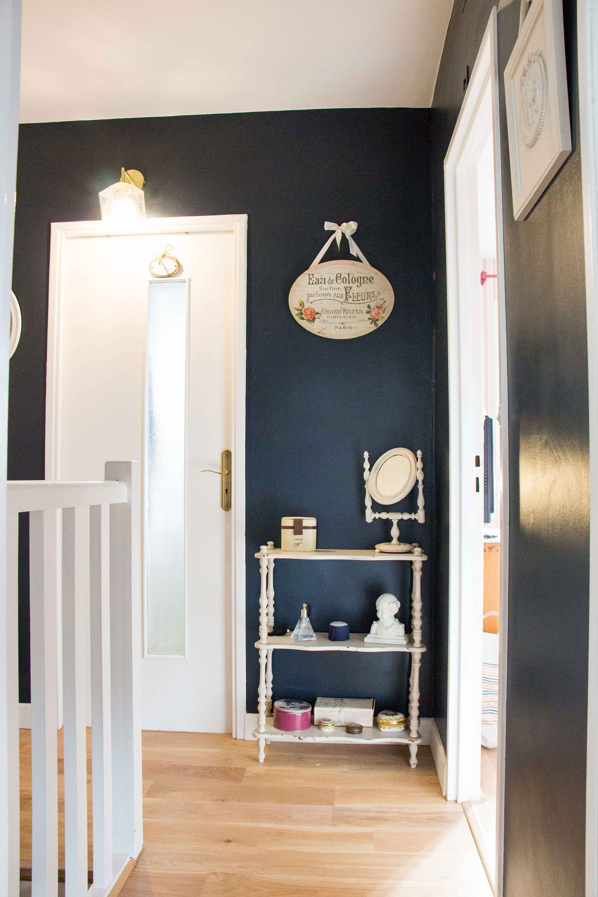 Entrée shabby chic contemporain déco