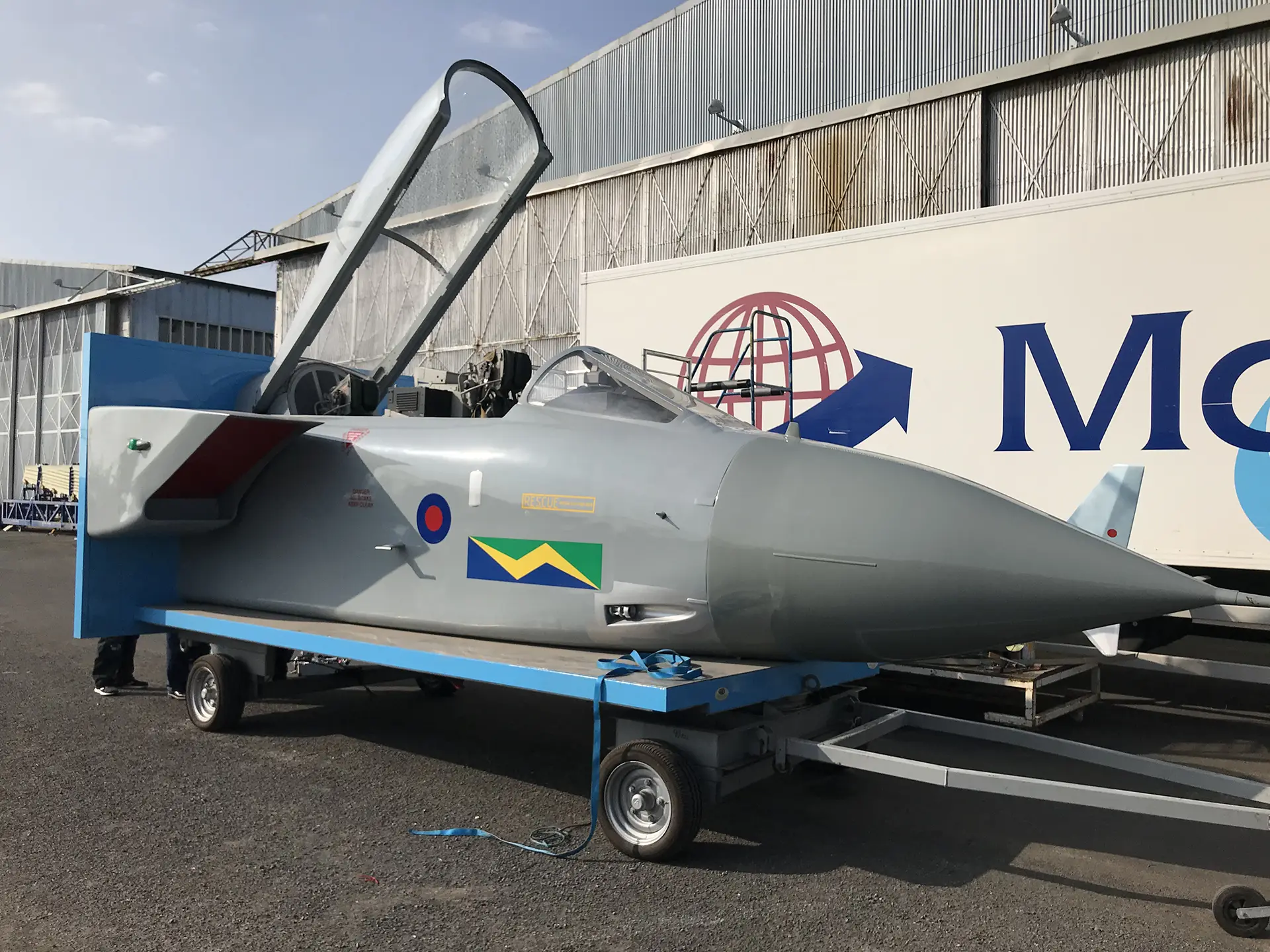 Tornado Cockpit Nose at the Ulster Aviation Society