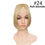 Miniature : Synthetic Clip Black Brown Blonde Fake Fringe hairpiece 18colors 