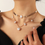 Thumbnail: collier Elegant Big White Imitation Pearl 